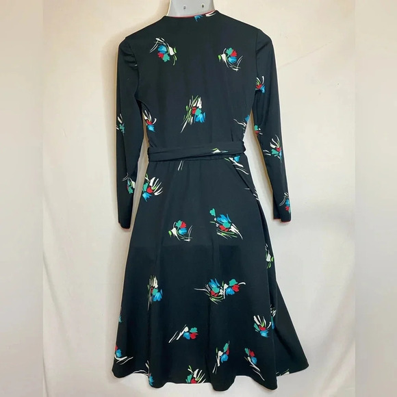 Vintage Andrea Gayle Dress Abstract Flower Print, Size M - Picture 3 of 3
